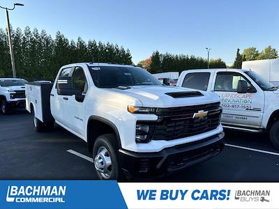 New 2024 Chevrolet Silverado 3500 Work Truck Crew Cab 4WD, 9' Reading SL Service Body Service Truck for sale #24-1355 - photo 1