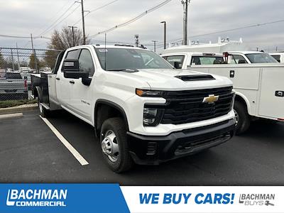 New 2024 Chevrolet Silverado 3500 Work Truck Crew Cab 4WD, 9' 4" CM Truck Beds TM Deluxe Flatbed Truck for sale #24-1561 - photo 1