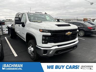 New 2024 Chevrolet Silverado 3500 Work Truck Crew Cab 4WD, 9' 4" CM Truck Beds RD Model Flatbed Truck for sale #24-1642 - photo 1