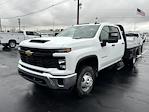 New 2025 Chevrolet Silverado 3500 Work Truck Crew Cab 4WD, 9' 10" Knapheide PGTC Gooseneck Flatbed Truck for sale #25-5399 - photo 5