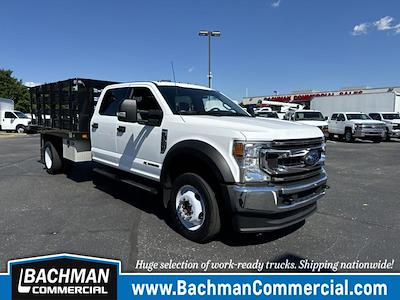 Used 2021 Ford F-550 XLT Crew Cab 4WD, Stake Bed for sale #P20102 - photo 1