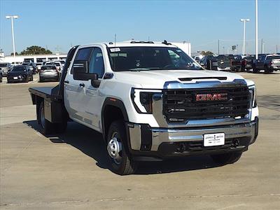 2025 GMC Sierra 3500 Crew Cab 4WD, CM Truck Beds RD Model Flatbed Truck for sale #250746 - photo 1