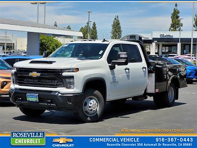 New 2024 Chevrolet Silverado 3500 Work Truck Crew Cab 4x4, Knapheide PGTD Gooseneck Flatbed Truck for sale #24F0108 - photo 1