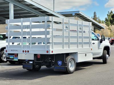 New 2024 Chevrolet Silverado 3500 Work Truck Regular Cab 4x2, Royal Truck Body Stake Bed for sale #24F0153 - photo 2