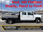 Used 2019 Chevrolet Silverado 3500 Work Truck Crew Cab 4x4, Flatbed Truck for sale #17820 - photo 3