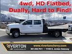 Used 2019 Chevrolet Silverado 3500 Work Truck Crew Cab 4x4, Flatbed Truck for sale #17820 - photo 6