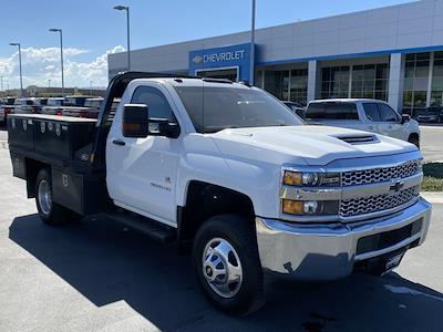 Used 2019 Chevrolet Silverado 3500 Work Truck Regular Cab 4x4, Flatbed Truck for sale #19796 - photo 1