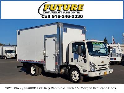 2021 LCF 5500XD Regular Cab DRW 4x2,  Morgan Truck Body ProScape Dry Freight #CV00103 - photo 1
