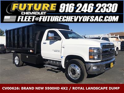 New 2022 Chevrolet Silverado 5500 Work Truck Regular Cab 4x2, Royal Truck Body Landscape Dump for sale #CV00626 - photo 1