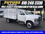 2022 Chevrolet Silverado 5500 Regular Cab DRW 4x2, Royal Truck Body Stake Bed for sale #CV00655 - photo 3