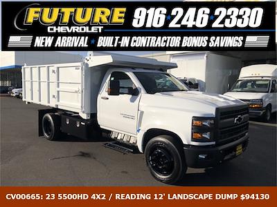 New 2023 Chevrolet Silverado 5500 Work Truck Regular Cab 4x2, Reading Landscaper SL Landscape Dump for sale #CV00665 - photo 1