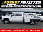 New 2024 Chevrolet Silverado 3500 Work Truck Crew Cab 4x4, 9' Knapheide Contractor Body Contractor Truck for sale #CV00672 - photo 7