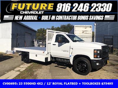 2023 Chevrolet Silverado 5500 Regular Cab DRW 4x2, Royal Truck Body Stake Bed for sale #CV00695 - photo 1