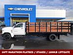 New 2023 Chevrolet Silverado 5500 Work Truck Regular Cab 4x2, 16' Marathon Stake Bed for sale #CV00701 - photo 5