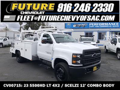 New 2023 Chevrolet Silverado 5500 1LT Regular Cab 4x2, Scelzi SEC Combo Body for sale #CV00715 - photo 1