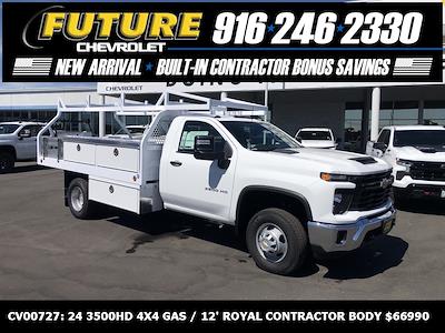 New 2024 Chevrolet Silverado 3500 Work Truck Regular Cab 4x4, Royal Truck Body Contractor Body Contractor Truck for sale #CV00727 - photo 1