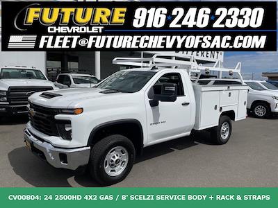 New 2024 Chevrolet Silverado 2500 Work Truck Regular Cab 4x2, Scelzi Signature Service Truck for sale #CV00804 - photo 1