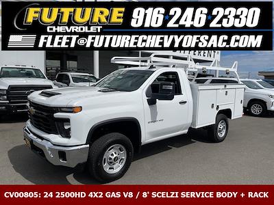 New 2024 Chevrolet Silverado 2500 Work Truck Regular Cab 4x2, Scelzi Signature Service Truck for sale #CV00805 - photo 1