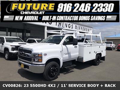 New 2023 Chevrolet Silverado 5500 Work Truck Regular Cab 4x2, Scelzi Signature Service Truck for sale #CV00826 - photo 1