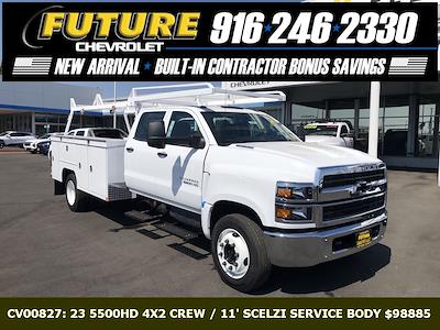 2023 Chevrolet Silverado 5500 Crew Cab DRW 4x2, Scelzi Signature Service Truck for sale #CV00827 - photo 1