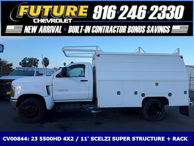 New 2023 Chevrolet Silverado 5500 Work Truck Regular Cab 4x2, Scelzi Super Structure Service Truck for sale #CV00844 - photo 1