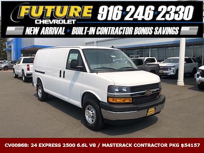 New 2024 Chevrolet Express 2500 Work Van RWD, Masterack Upfitted Cargo Van for sale #CV00868 - photo 1