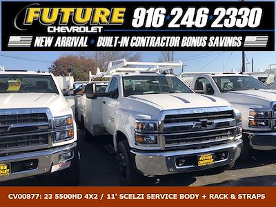 New 2023 Chevrolet Silverado 5500 Work Truck Regular Cab 4x2, Scelzi Signature Service Truck for sale #CV00877 - photo 1