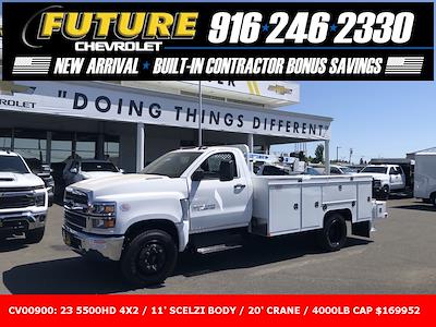 New 2023 Chevrolet Silverado 5500 Work Truck Regular Cab 4x2, Scelzi Signature Mechanics Body for sale #CV00900 - photo 1