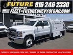 2023 Chevrolet Silverado 5500 Crew Cab DRW 4x2, Scelzi SCTFB Contractor Truck for sale #CV00912 - photo 1