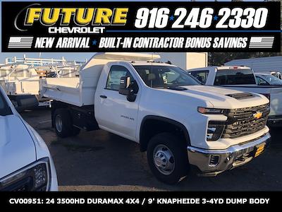 2024 Chevrolet Silverado 3500 Regular Cab 4x4, Knapheide Drop Side Dump Truck for sale #CV00951 - photo 1