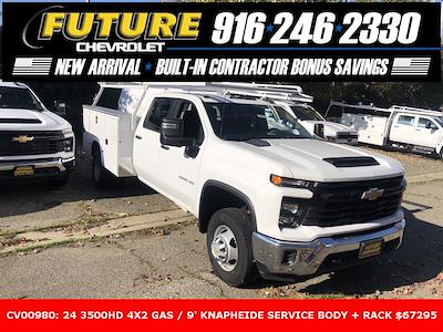 New 2024 Chevrolet Silverado 3500 Work Truck Crew Cab 4x2, Knapheide Steel Service Body Service Truck for sale #CV00980 - photo 1