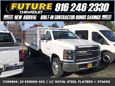 2023 Chevrolet Silverado 5500 Regular Cab DRW 4x2, Royal Truck Body Stake Bed for sale #CV00984 - photo 1