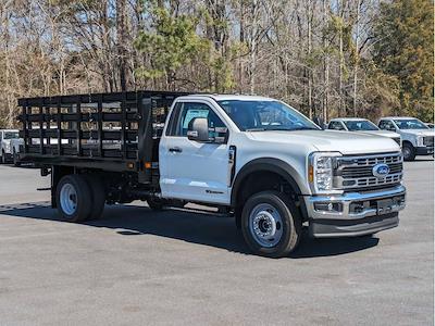 New 2024 Ford F-550 XL Regular Cab 4x4, 12' 5" Knapheide Value-Master X Stake CVS Stake Bed for sale #24F146 - photo 1