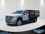 2024 Ford F-550 Regular Cab DRW 4x4, Knapheide Value-Master X Stake Stake Bed for sale #24F146 - photo 3