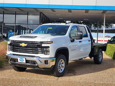 New 2024 Chevrolet Silverado 3500 Work Truck Crew Cab 4WD, 8' 6" CM Truck Beds RD Model Flatbed Truck for sale #CF1951 - photo 1