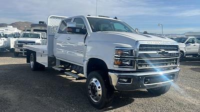 New 2024 Chevrolet Silverado 5500 Work Truck Crew Cab 4WD, 12' Scelzi WFB Flatbed Truck for sale #CC24609 - photo 1