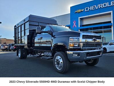 2023 Chevrolet Silverado 5500 Crew Cab DRW 4WD, Scelzi Chipper Truck for sale #FCC23280 - photo 1
