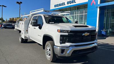 New 2024 Chevrolet Silverado 3500 Work Truck Crew Cab 4WD, 9' 5" Knapheide Value-Master X Flatbed Truck for sale #FCC24215 - photo 1