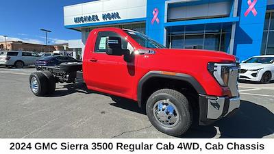 2024 GMC Sierra 3500 Regular Cab 4WD, Cab Chassis for sale #FGG24729 - photo 1