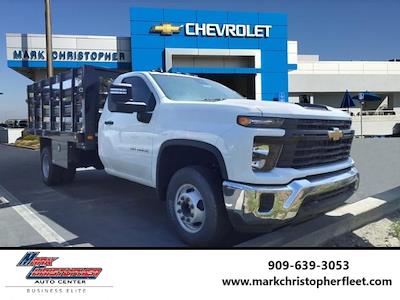 New 2024 Chevrolet Silverado 3500 Work Truck Regular Cab 4x2, Stake Bed for sale #24871 - photo 1