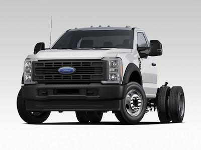 New 2023 Ford F-450 XLT Regular Cab 4WD, Bedrock Limestone Series Stake Bed for sale #PED12887 - photo 1