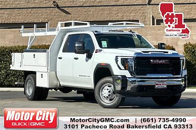 New 2024 GMC Sierra 3500 Pro Crew Cab 4x2, 10' Harbor Standard Contractor Body Contractor Truck for sale #C24266 - photo 1