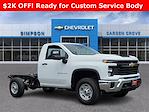 New 2024 Chevrolet Silverado 2500 Work Truck Regular Cab 4x2, Cab Chassis for sale #F321787 - photo 1