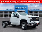 New 2024 Chevrolet Silverado 2500 Work Truck Regular Cab 4x2, Cab Chassis for sale #F322476 - photo 1