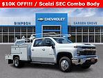 New 2024 Chevrolet Silverado 3500 LT Crew Cab 4x2, Scelzi SEC Combo Body for sale #F197456 - photo 1