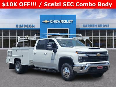 New 2024 Chevrolet Silverado 3500 LT Crew Cab 4x2, Scelzi SEC Combo Body for sale #F198126 - photo 1