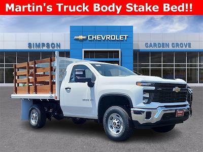 New 2024 Chevrolet Silverado 2500 Work Truck Regular Cab 4x2, Stake Bed for sale #F321846 - photo 1