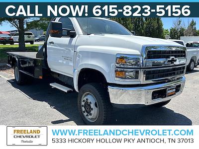 New 2023 Chevrolet Silverado 4500 Work Truck Regular Cab 4x4, CM Truck Beds SK Model Flatbed Truck for sale #PH706967 - photo 1