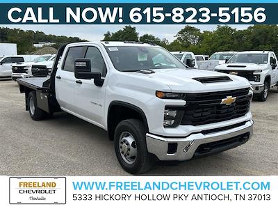 2024 Chevrolet Silverado 3500 Crew Cab 4x4, CM Truck Beds RD Model Flatbed Truck for sale #RF454637 - photo 1