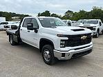 New 2024 Chevrolet Silverado 3500 Work Truck Crew Cab 4x4, 9' 4" CM Truck Beds RD Model Flatbed Truck for sale #RF454729 - photo 3